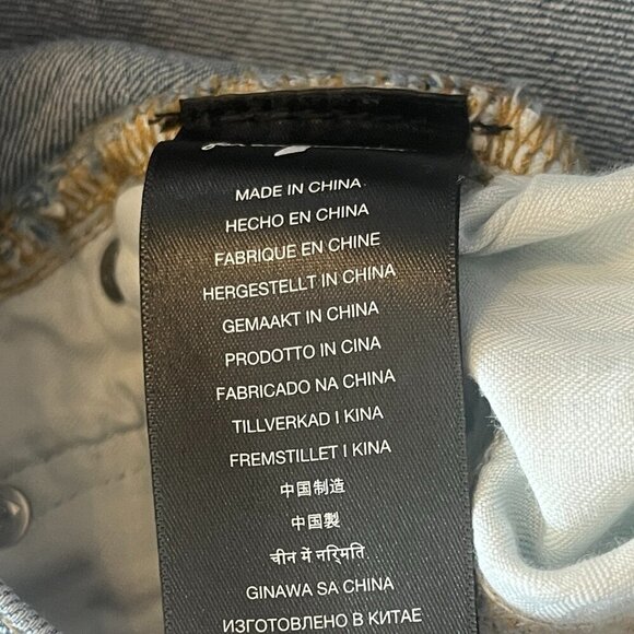 7 For All Mankind jeans 26 Josefina denim light wash distressed button fly - Picture 11 of 13